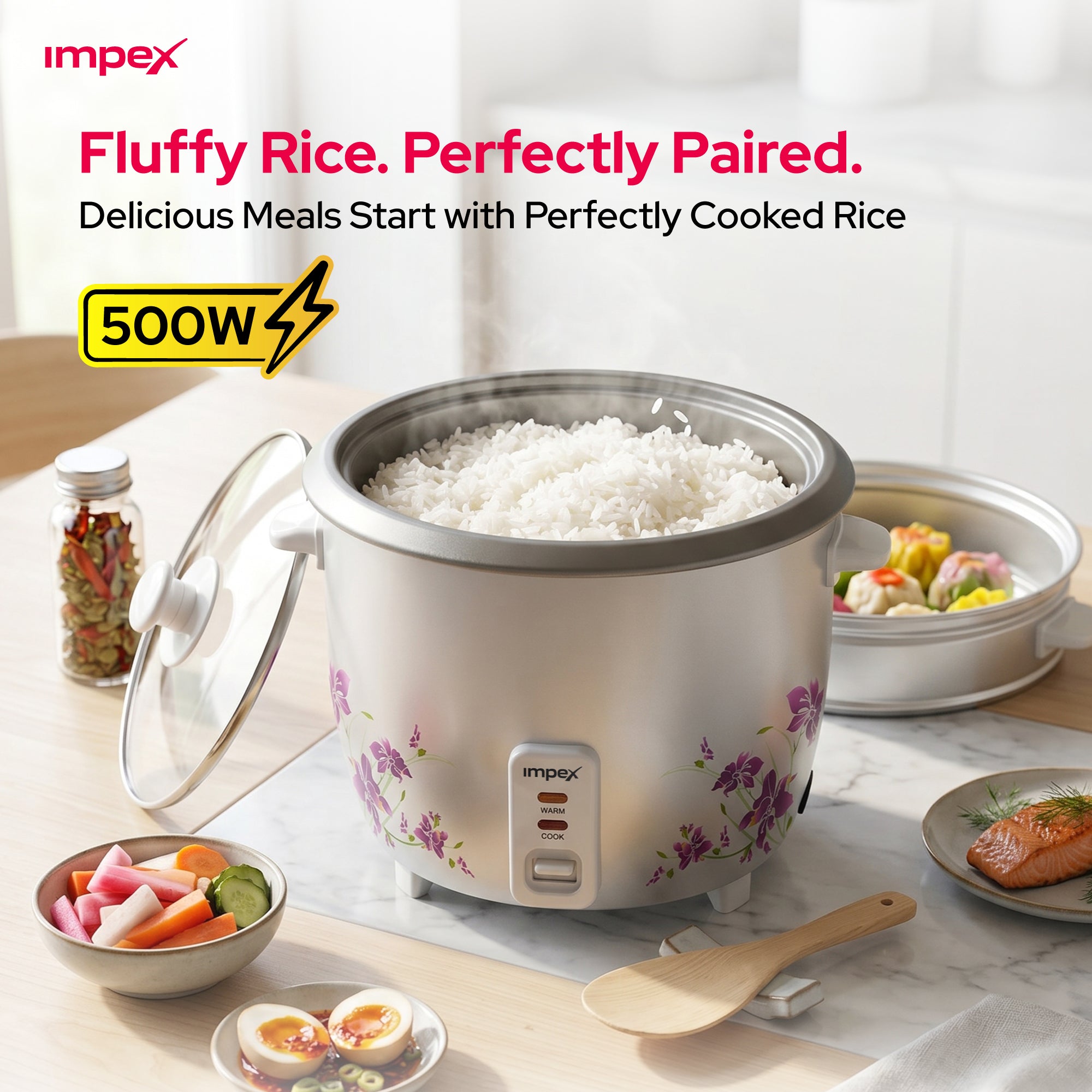 Impex Electric Rice Cooker 1.5 Ltr (RC 2802)
