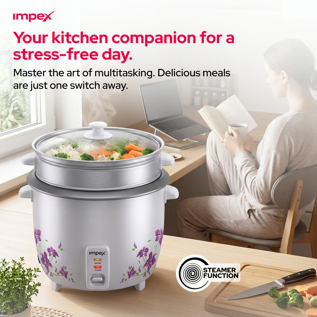 Impex Electric Rice Cooker 1.5 Ltr (RC 2802)