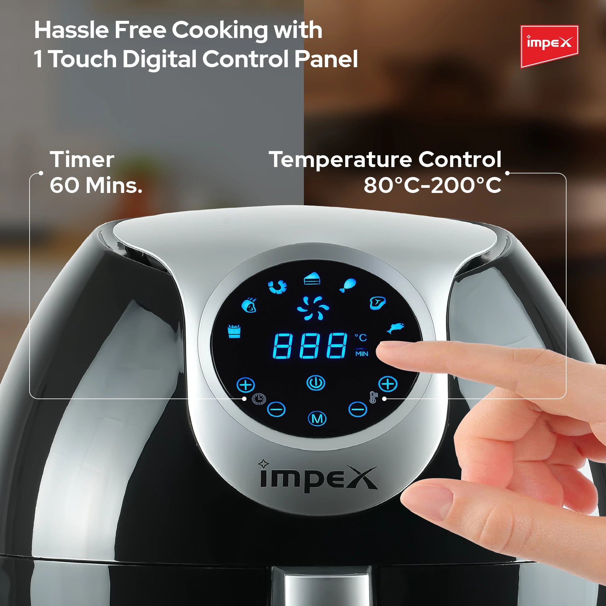 IMPEX 10 LTR DIGITAL AIR FRYER AF 4310