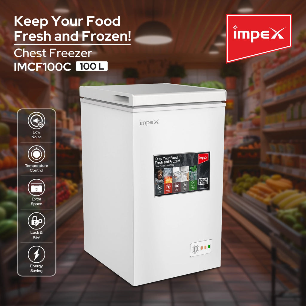Impex 100L Chest Freezer IMCF100C