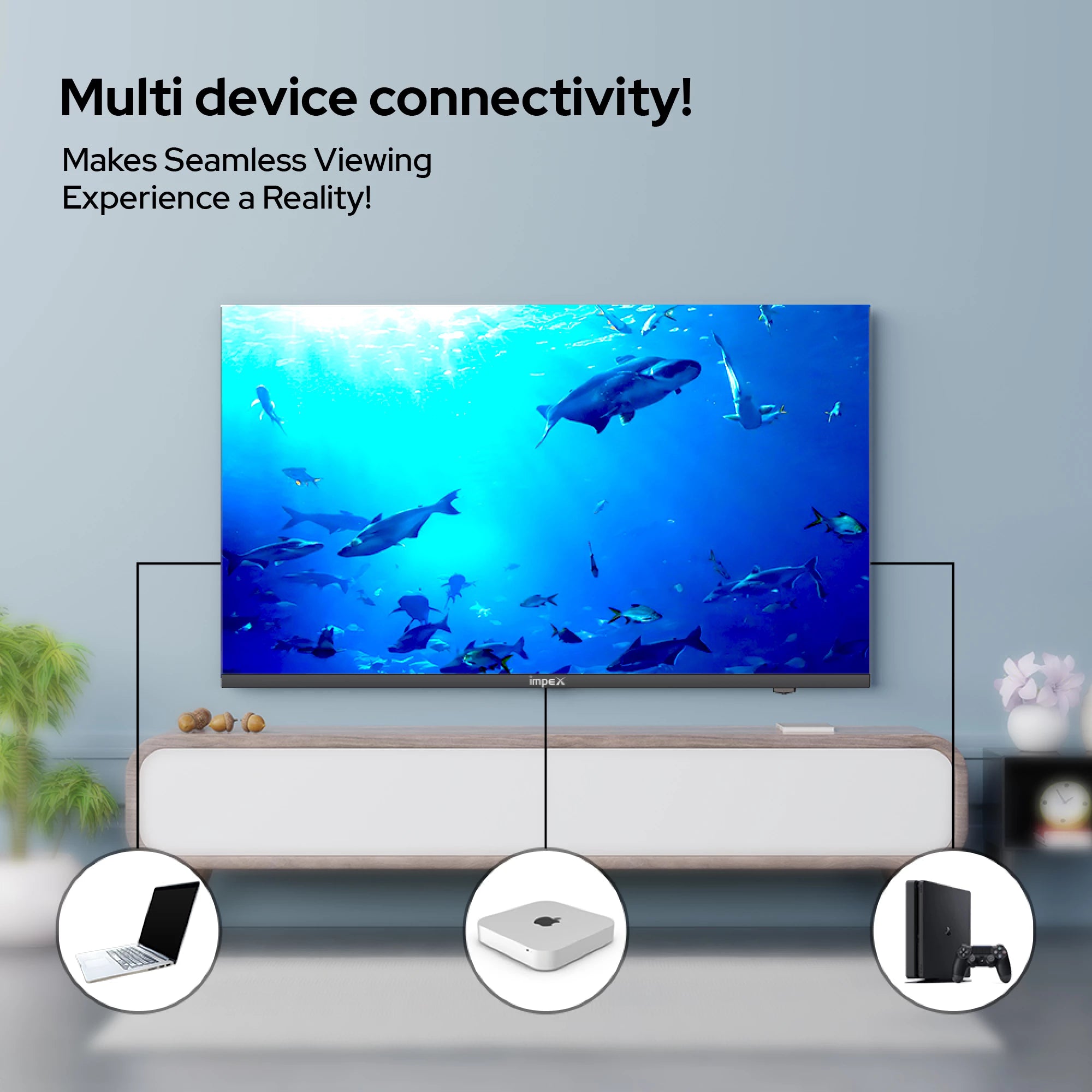 Impex 43" FHD Smart LED TV Gloria 43 Smart