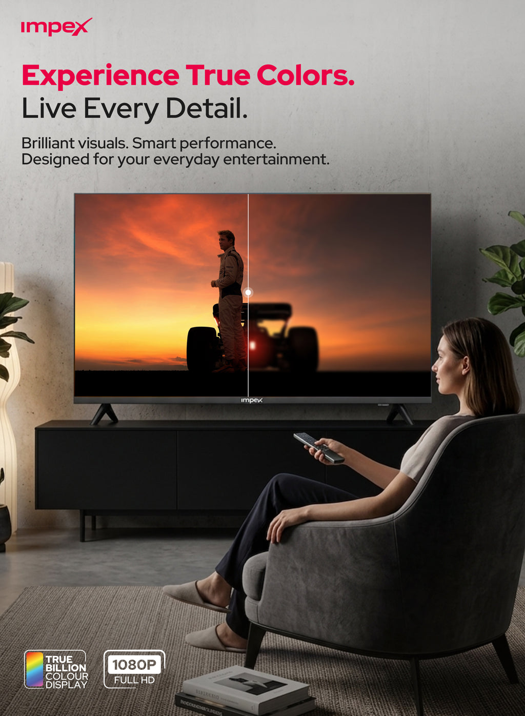 Impex 43" FHD Smart LED TV Gloria 43 Smart