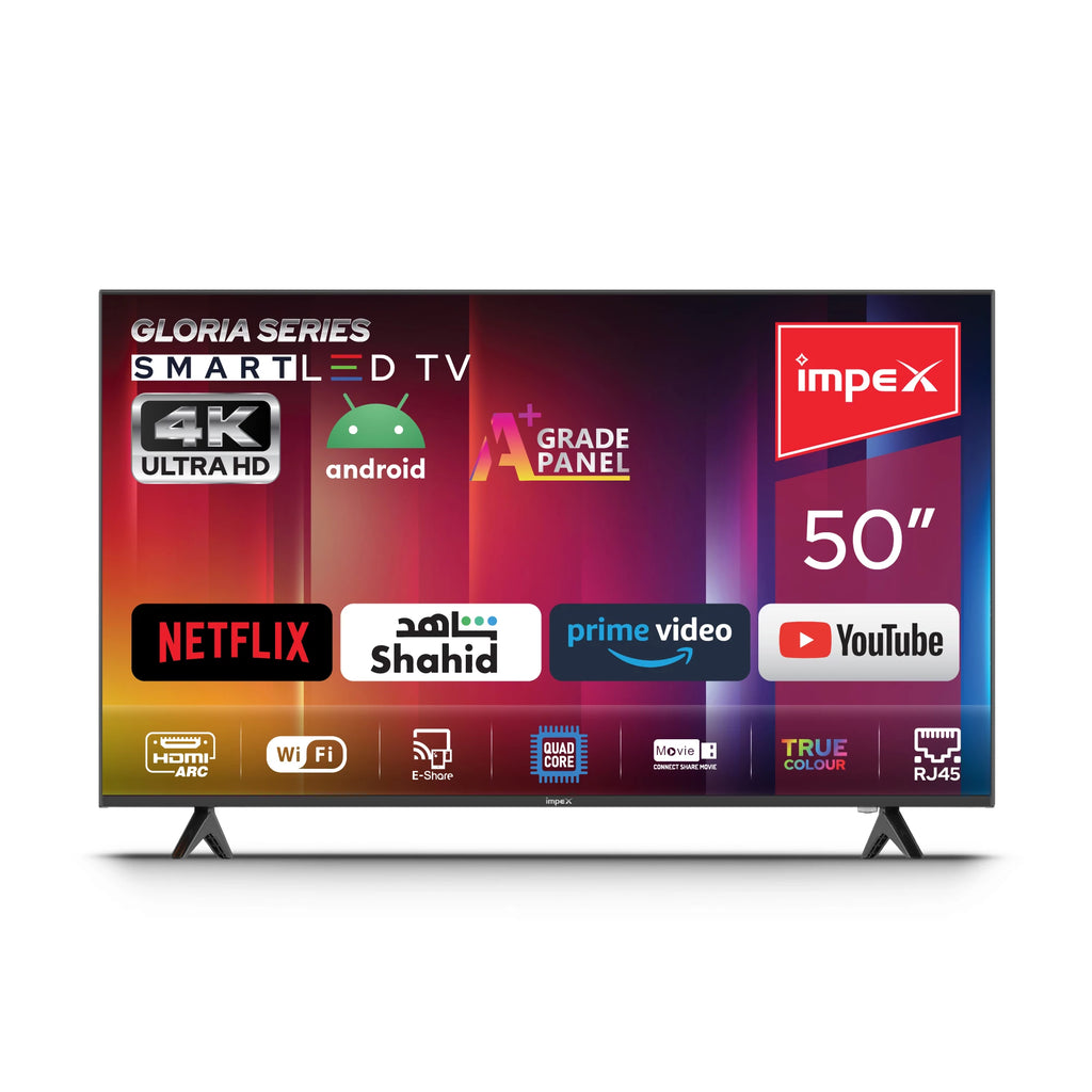 Impex 50" 4K UHD Smart TV Gloria 50 Smart