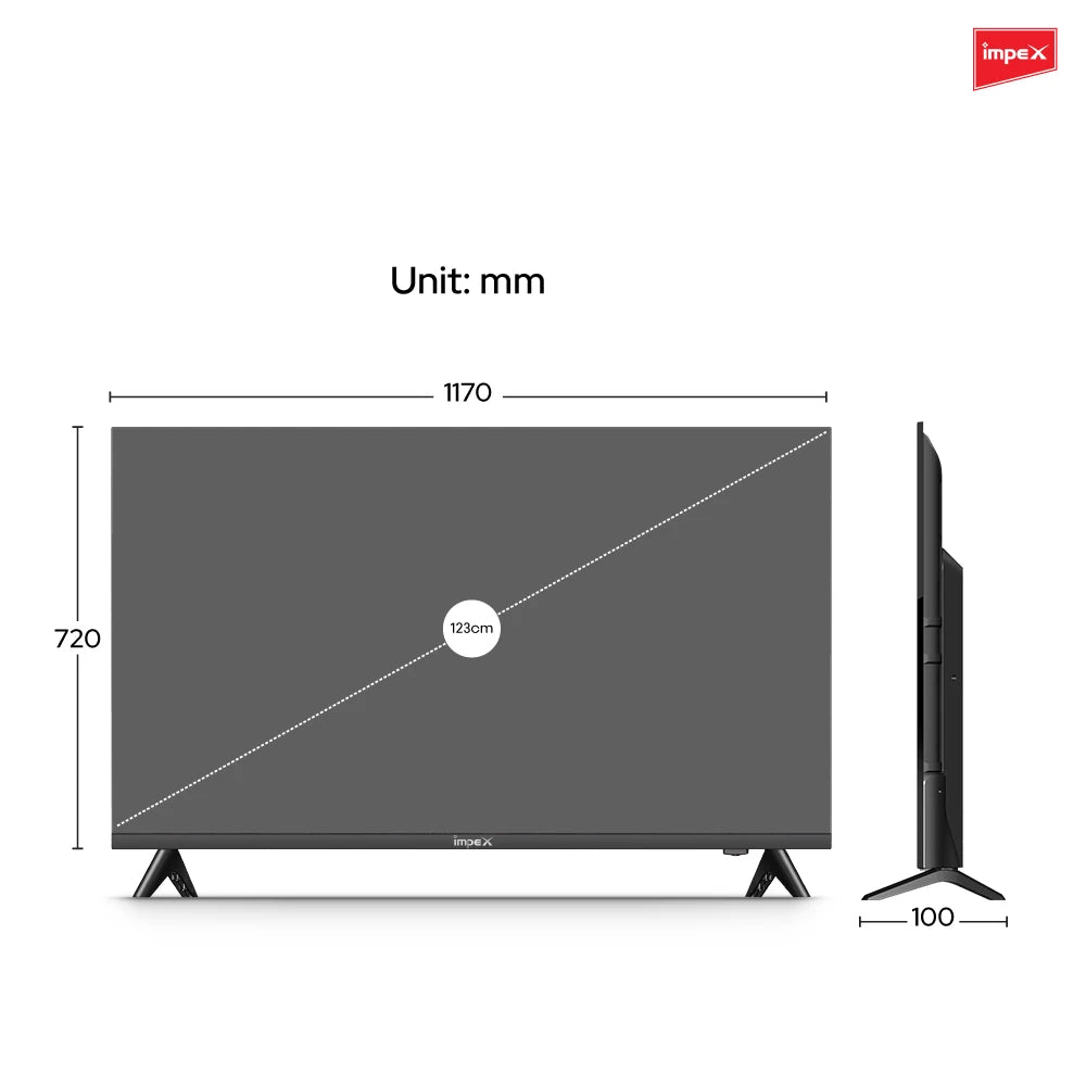 IMPEX QLED Smart LED TV A14 GLORIA50Q