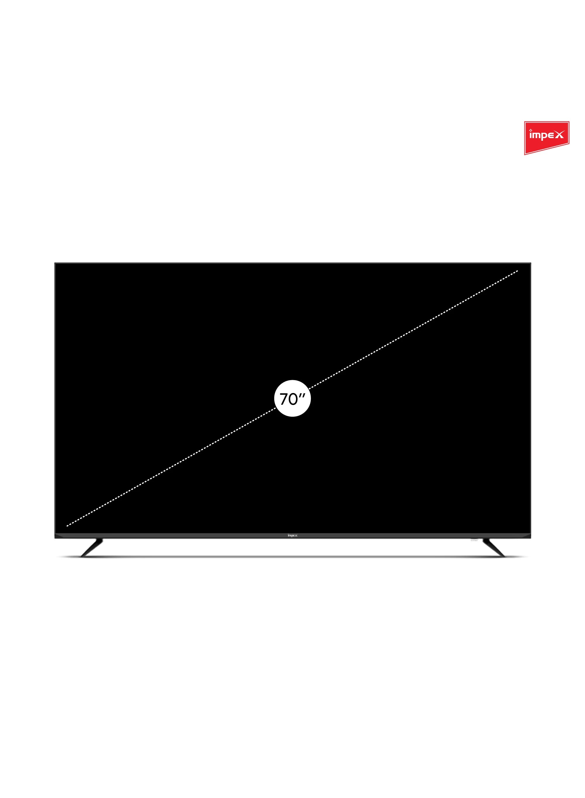 Impex 70" UHD Smart Led Tv (Gloria 70 Smart)