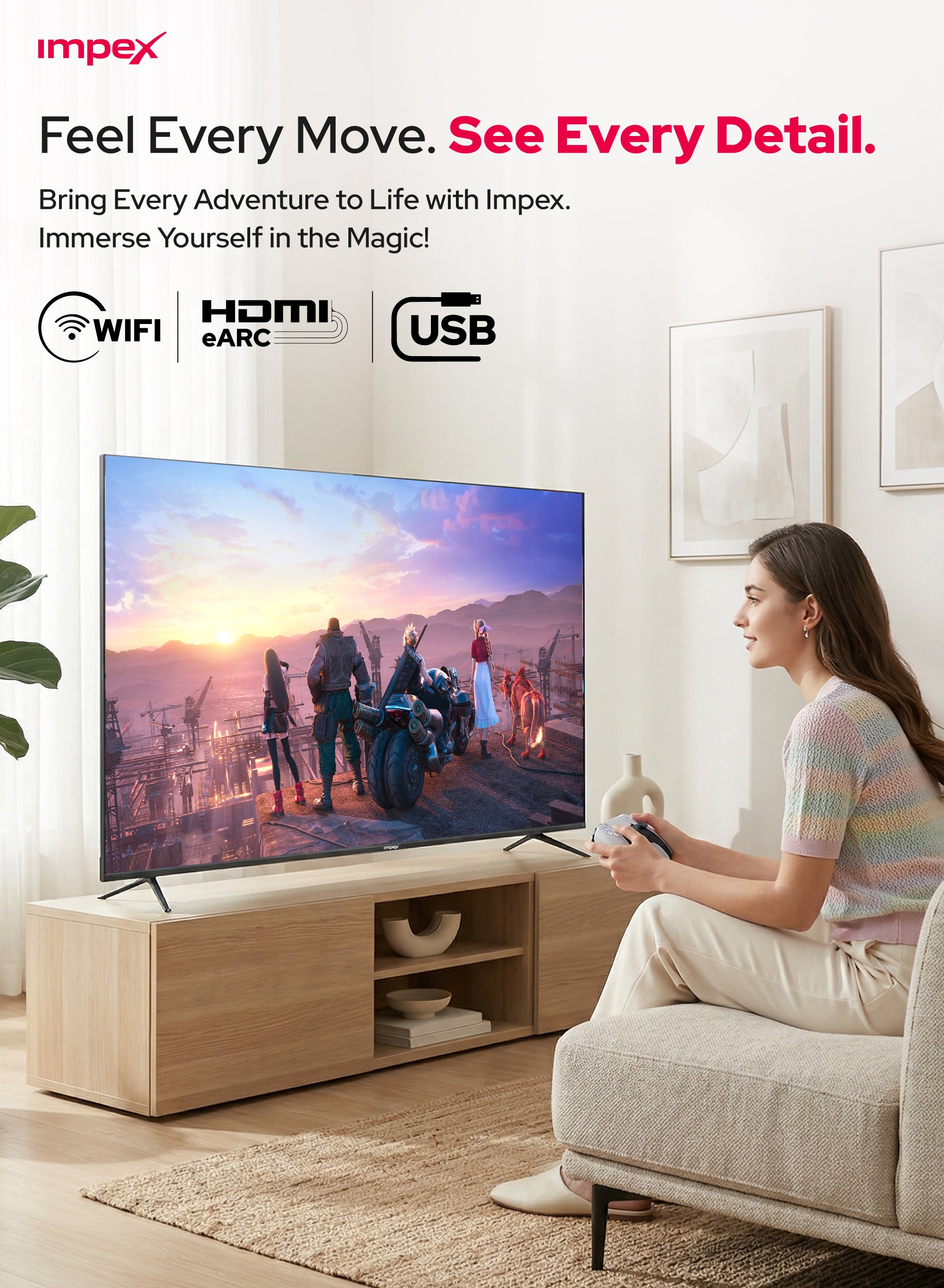 Impex 70" UHD Smart Led Tv (Gloria 70 Smart)