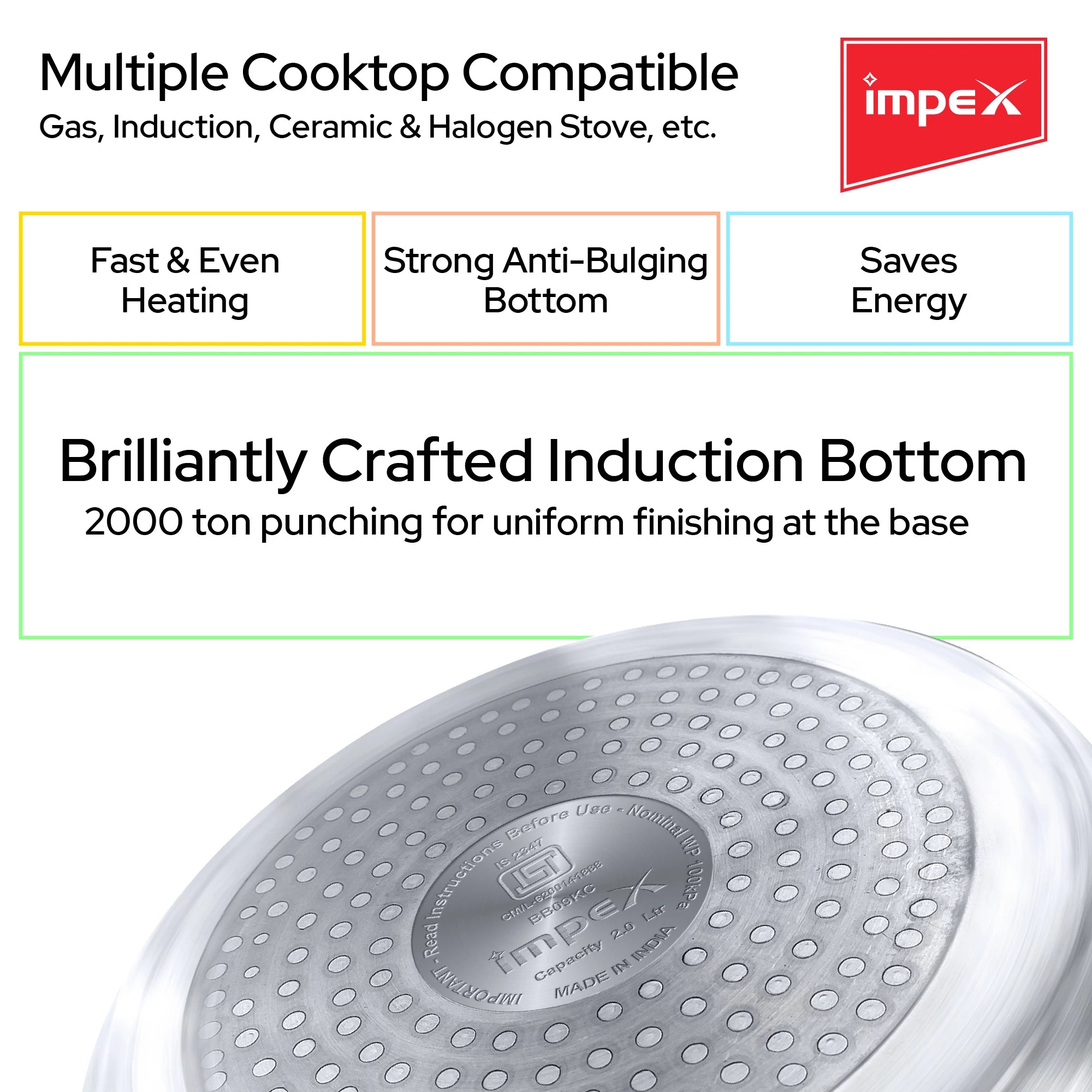 IMPEX PRESSURE COOKER FAMILY COMBO IFC 235