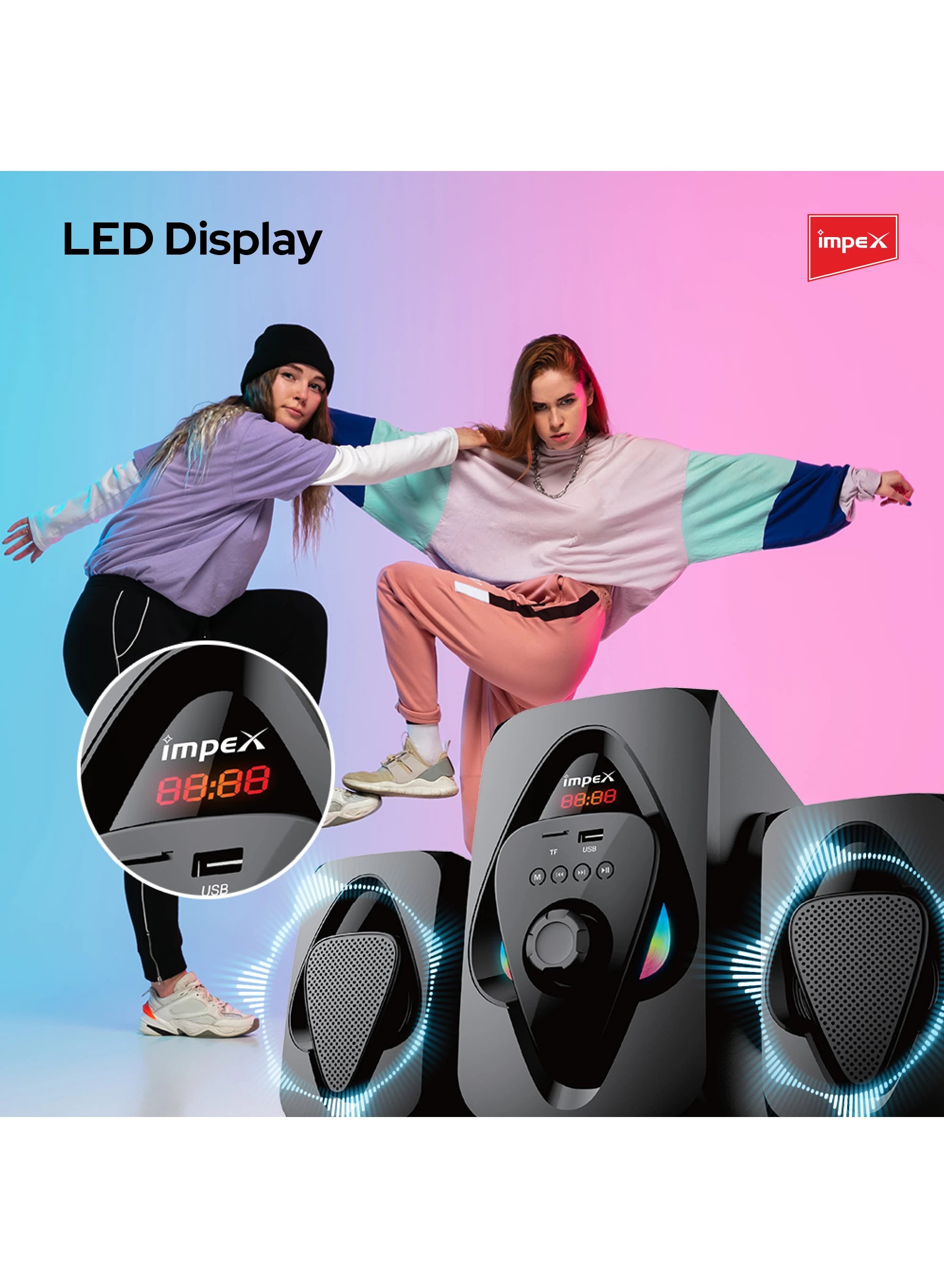Impex Multimedia Speaker 2.1 HT 2115