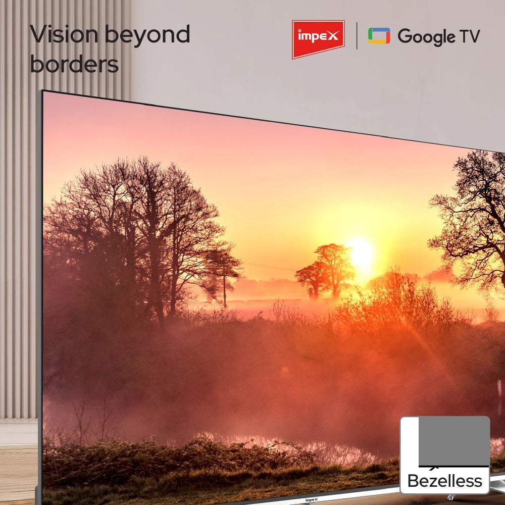 IMPEX 55 inch QLED UHD GOOGLE LED TV 12OHZ evoQ 55S4QLC2R120