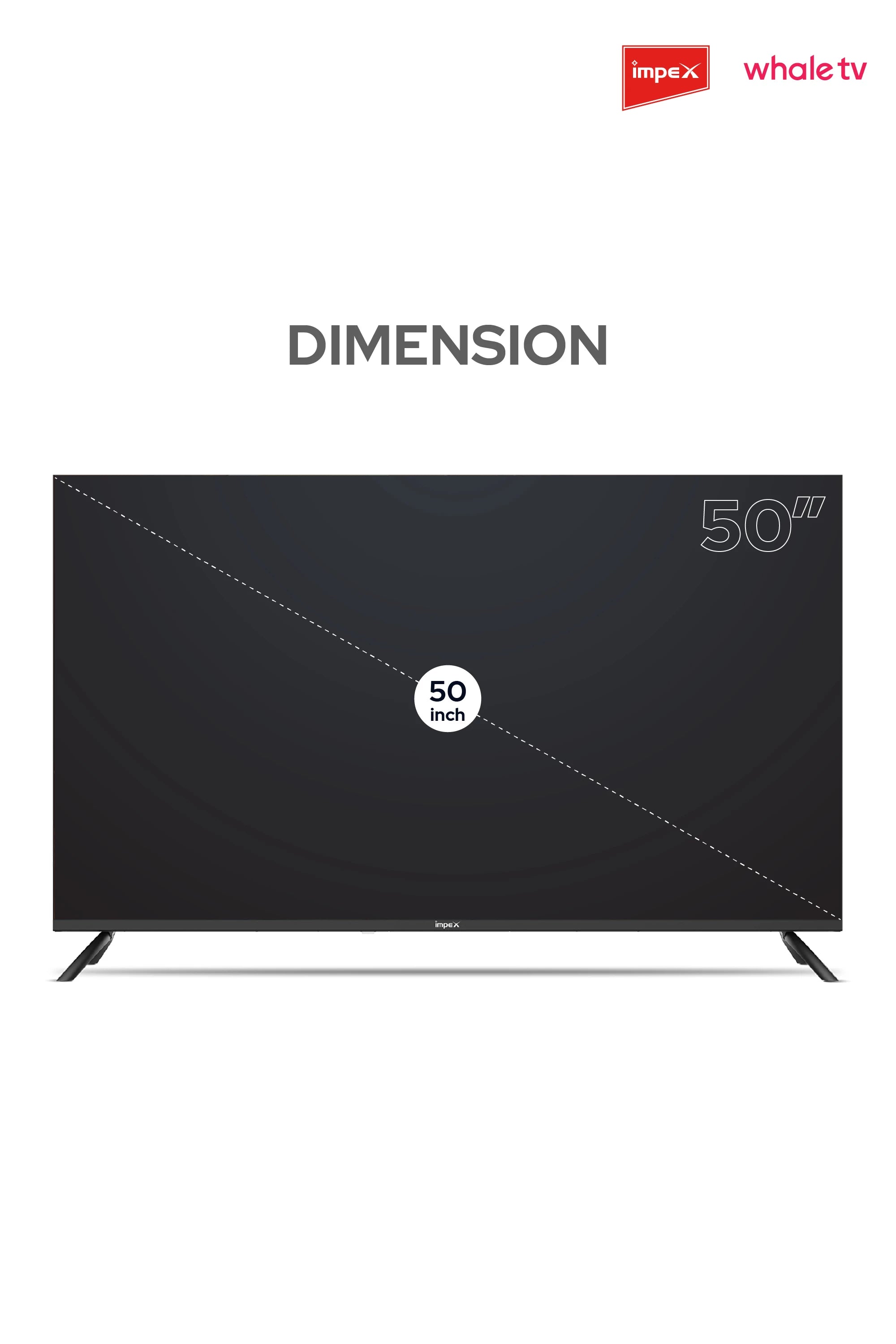IMPEX 50 inch QLED UHD Smart TV Wios50Q