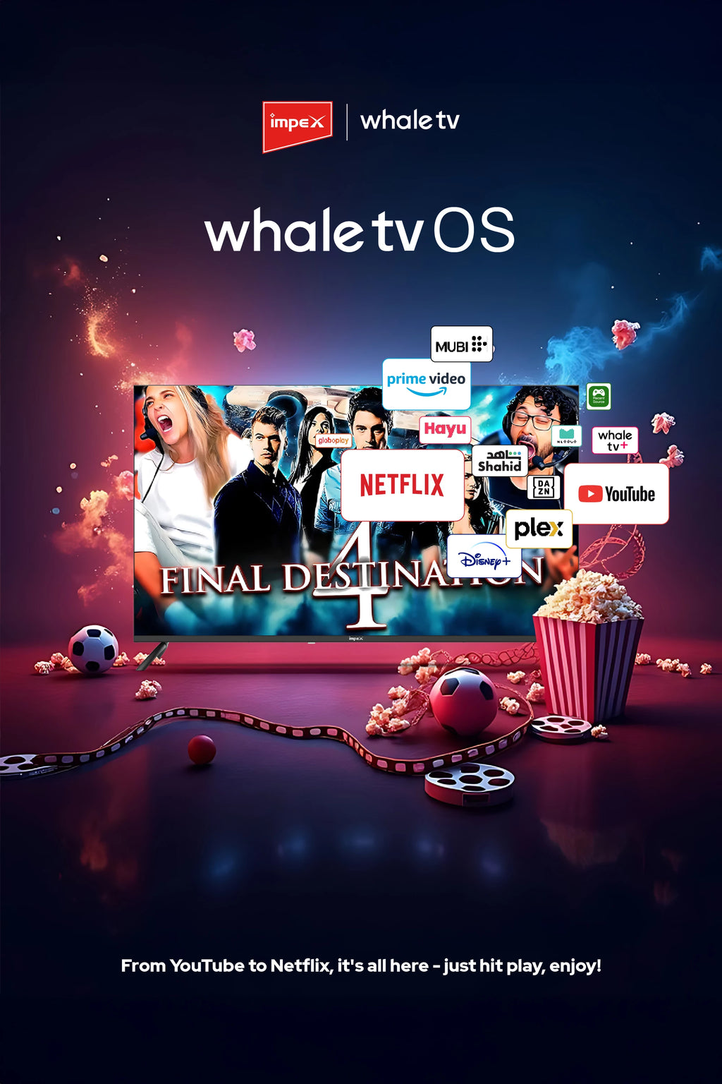 IMPEX 50 inch QLED UHD Smart TV Wios50Q