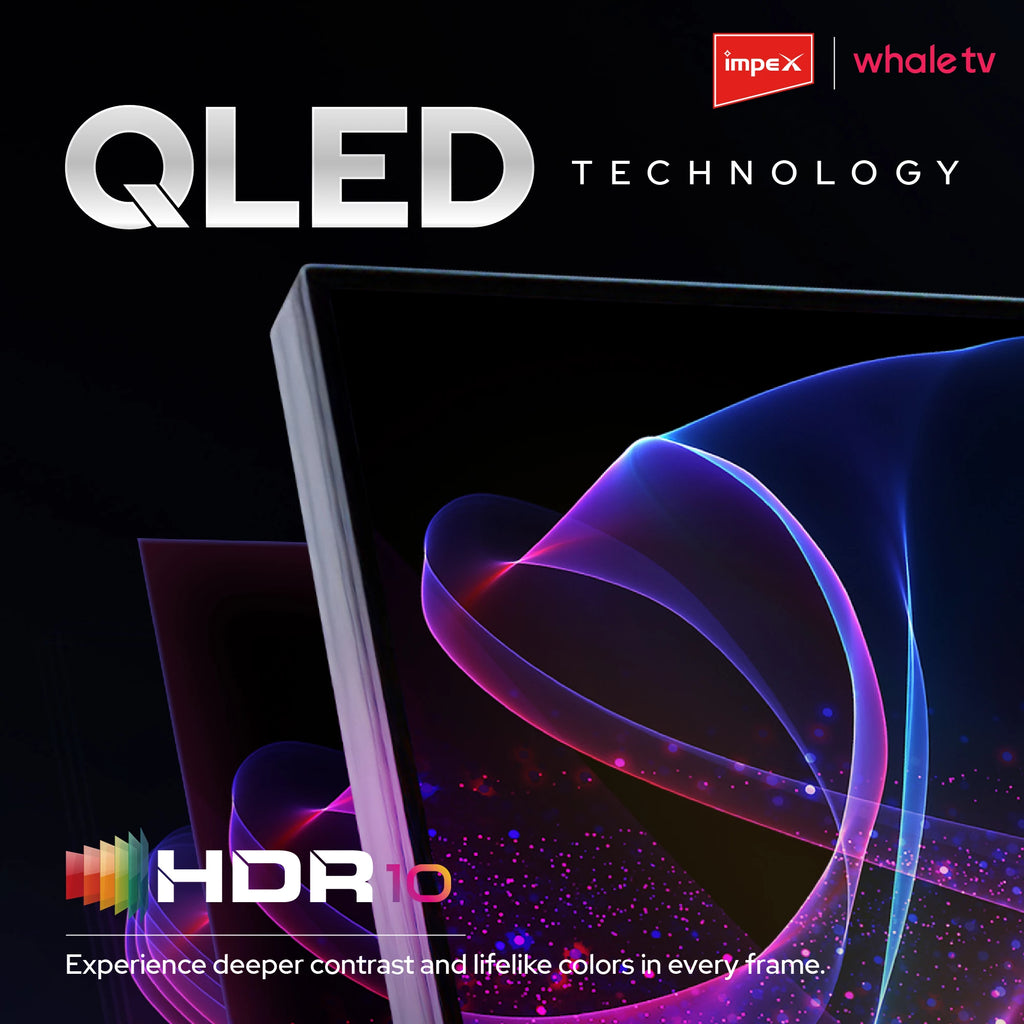 IMPEX 55 inch QLED UHD Smart TV Whale OS Wios55Q