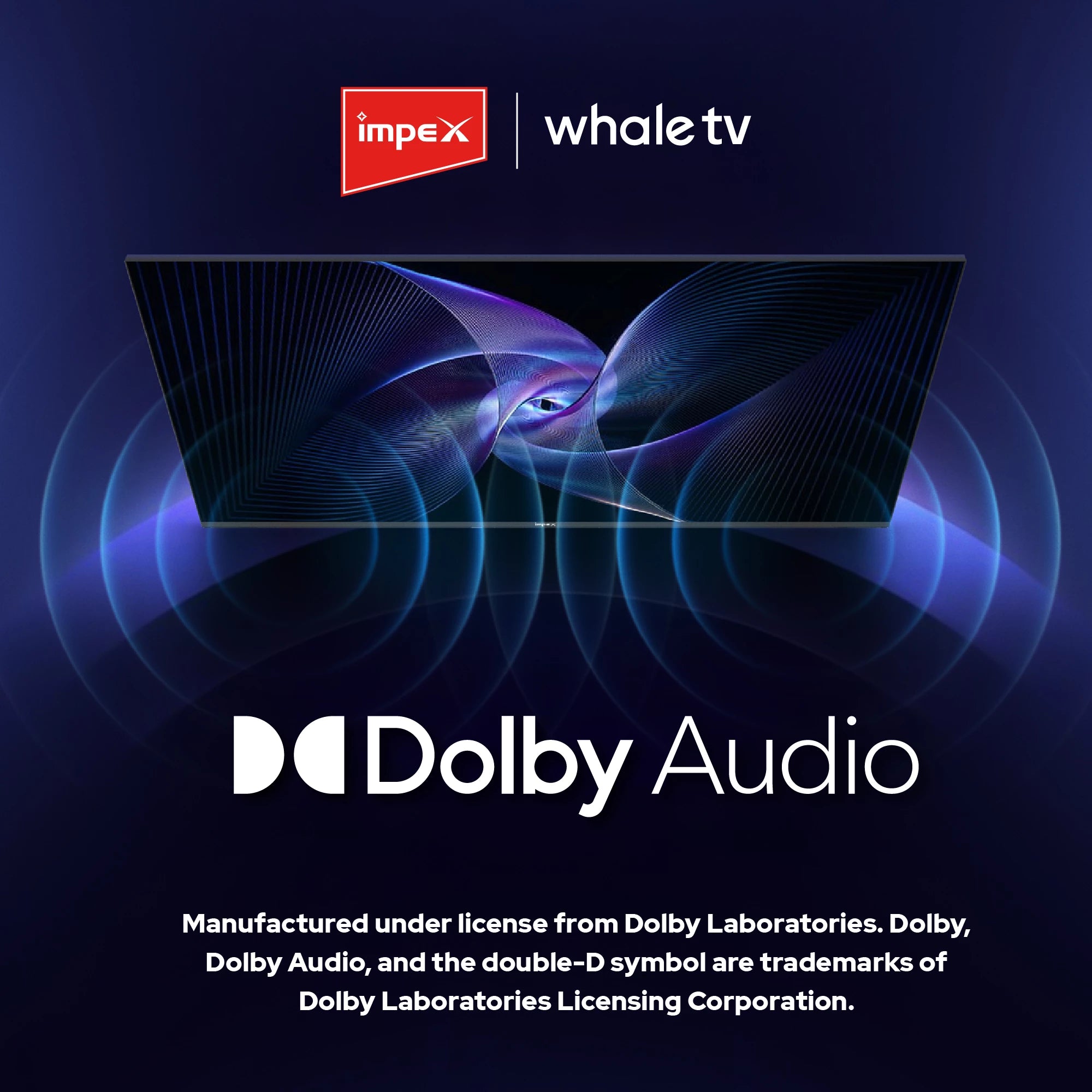 IMPEX 55 inch QLED UHD Smart TV Whale OS Wios55Q