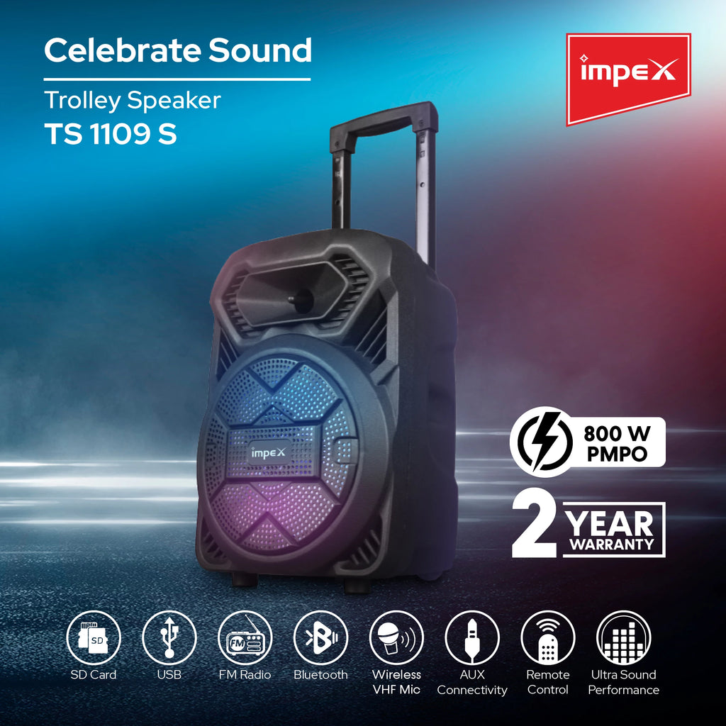 مكبر صوت عربة محمول Impex TS 1109