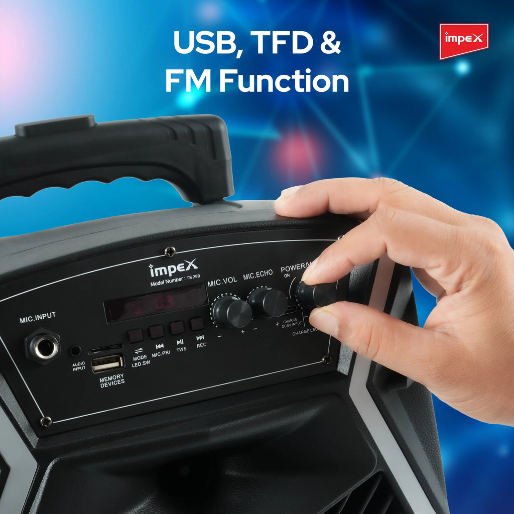 Impex Multimedia Trolley Speaker TS 25B