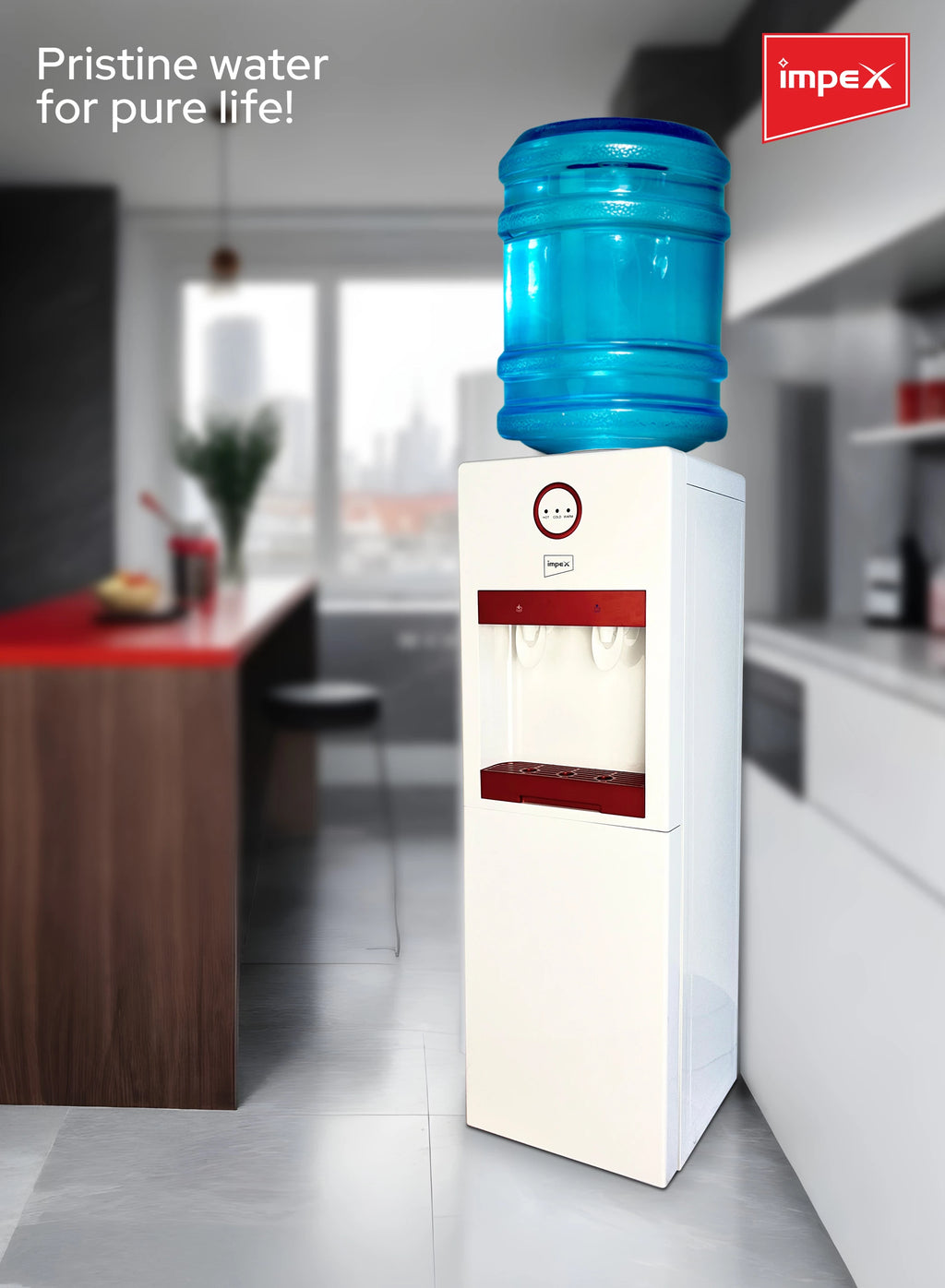 Impex Water Dispenser 2 Tap WD 3902B