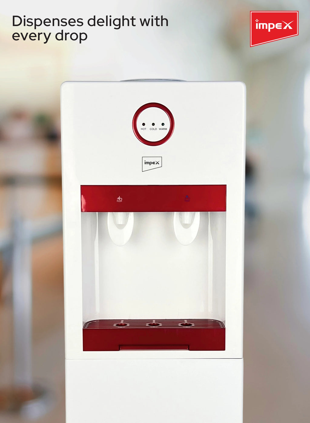 Impex Water Dispenser 2 Tap WD 3902B