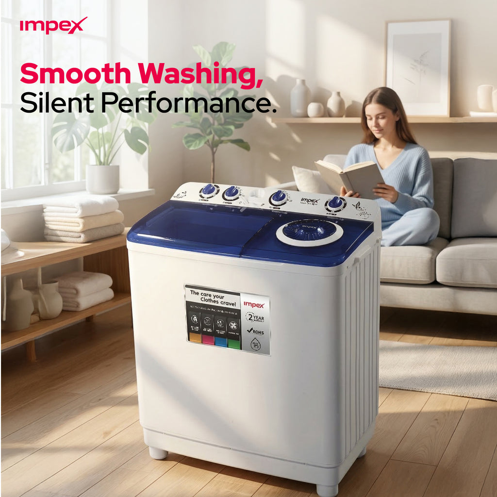 IMPEX 12 KG SEMI-AUTOMATIC WASHING MACHINE (WM 4205)
