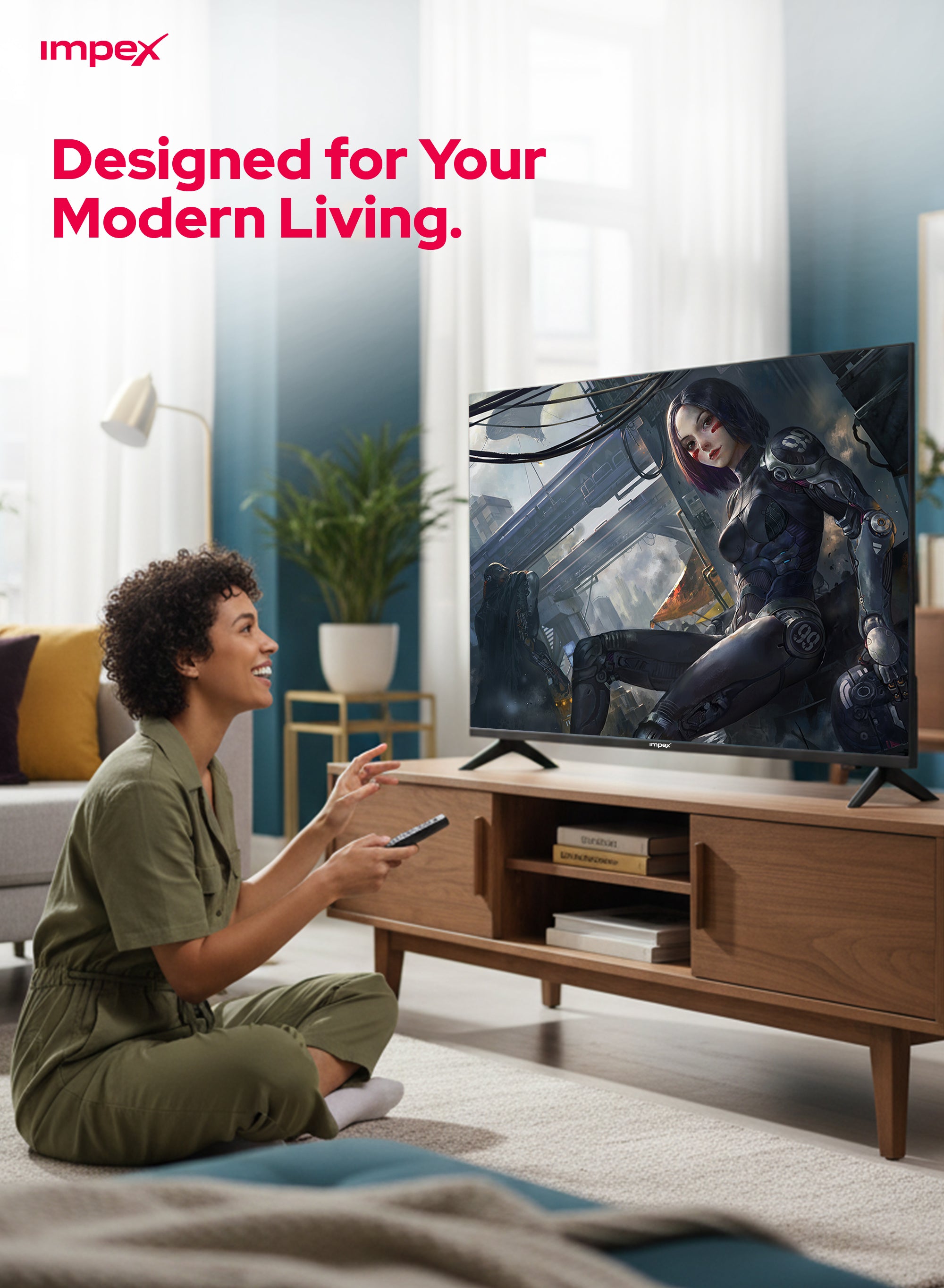 Impex 50" 4K UHD Smart TV Gloria 50 Smart