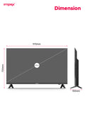 Impex 50" 4K UHD Smart TV Gloria 50 Smart