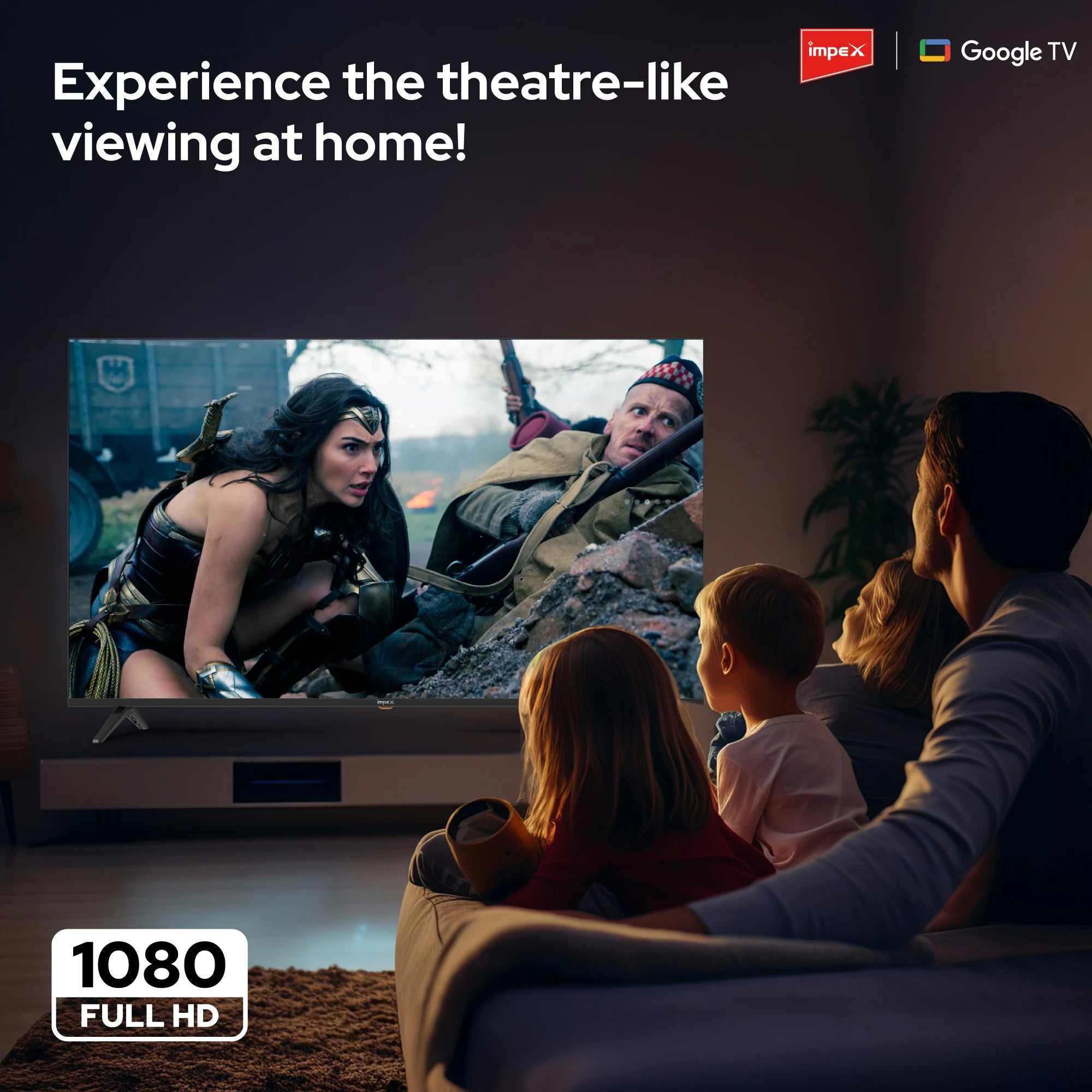 IMPEX 43 Inch QLED FHD GOOGLE LED TV evoQ43QLC2