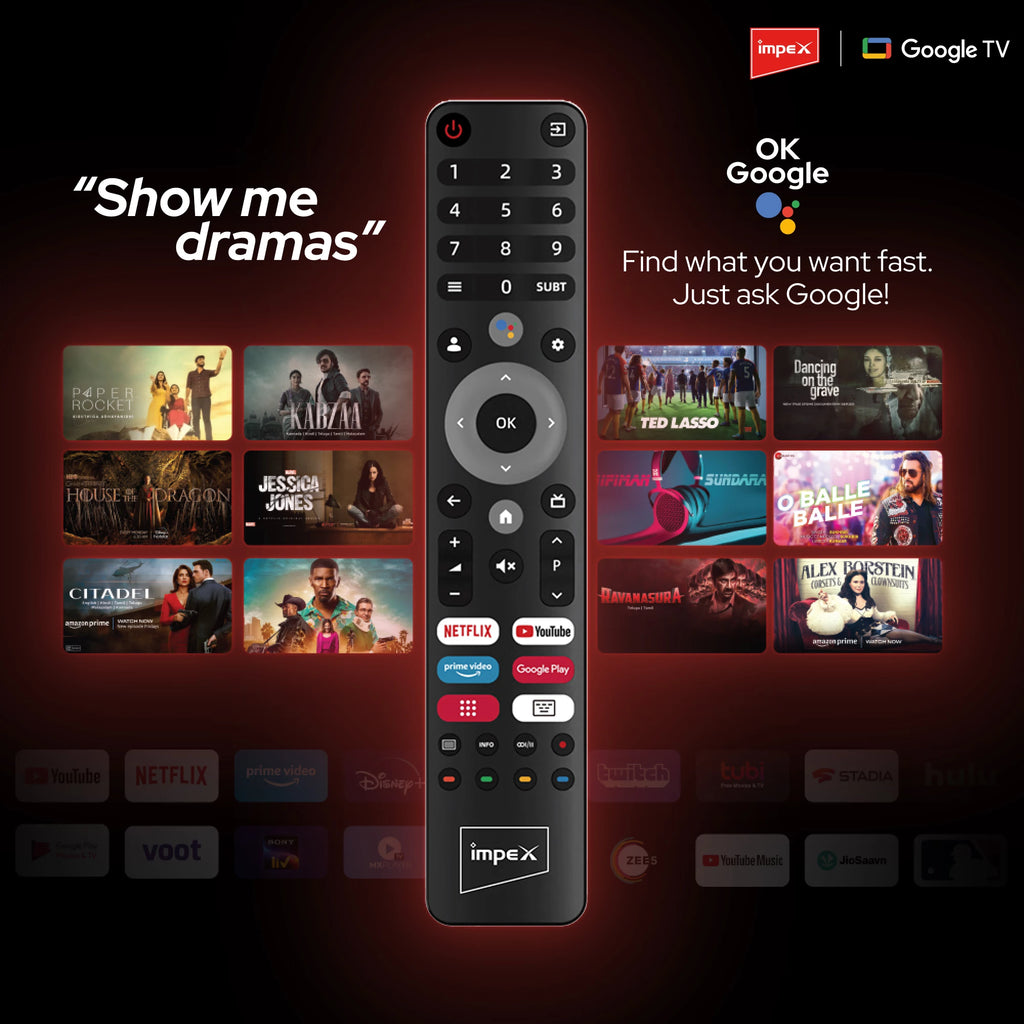 IMPEX 43 Inch QLED FHD GOOGLE LED TV evoQ43QLC2