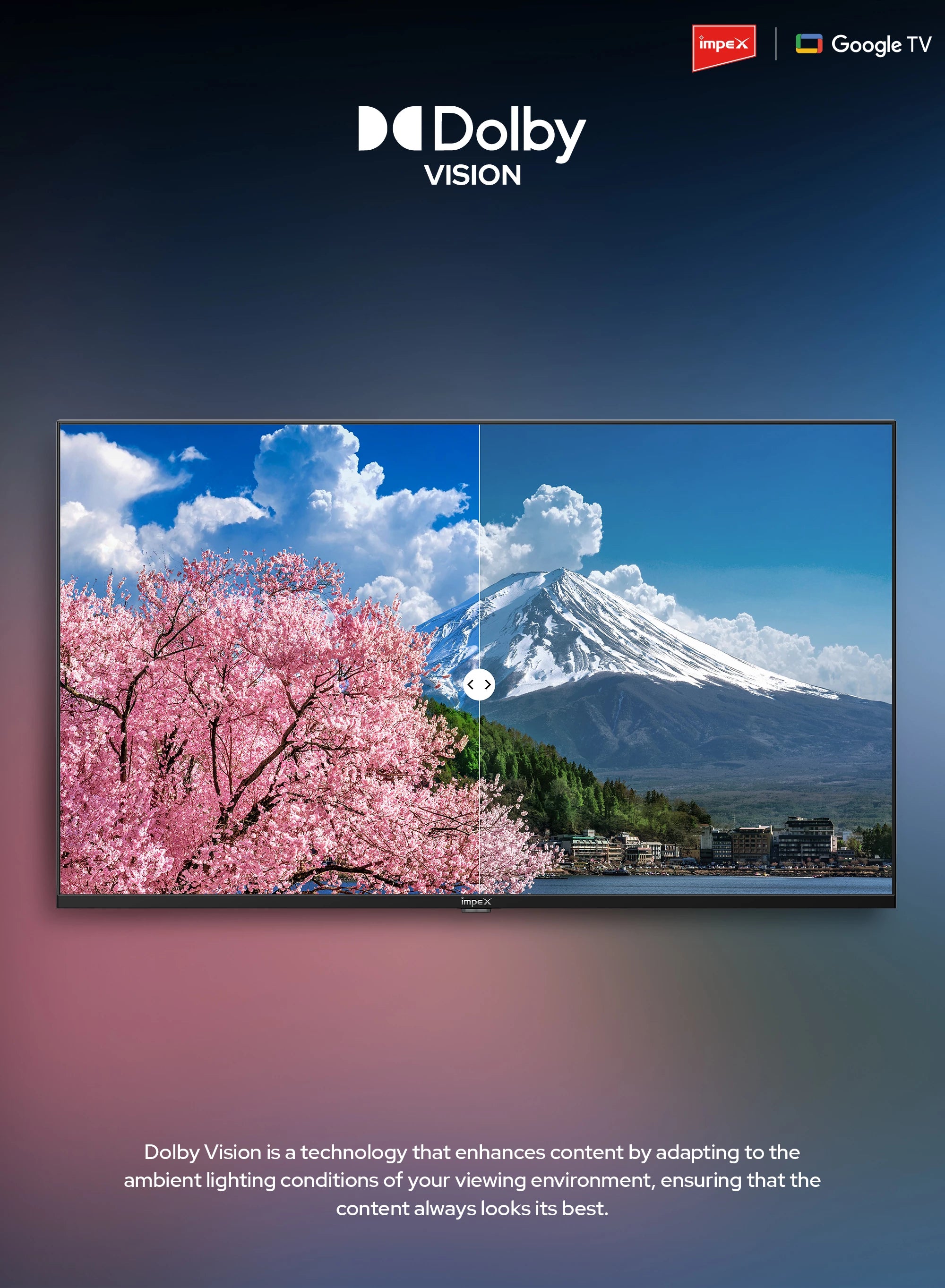 IMPEX 55" UHD GOOGLE LED TV evoQ 55S4RLC2