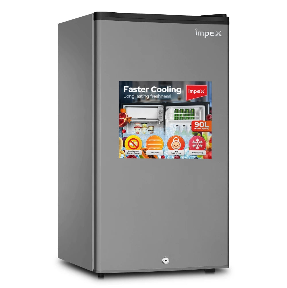 Impex 90L Single Door Refrigerator IMRF140C