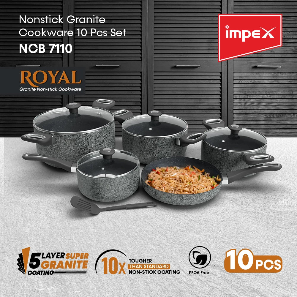 Impex Nonstick cookware 10 pcs set NCB 7110
