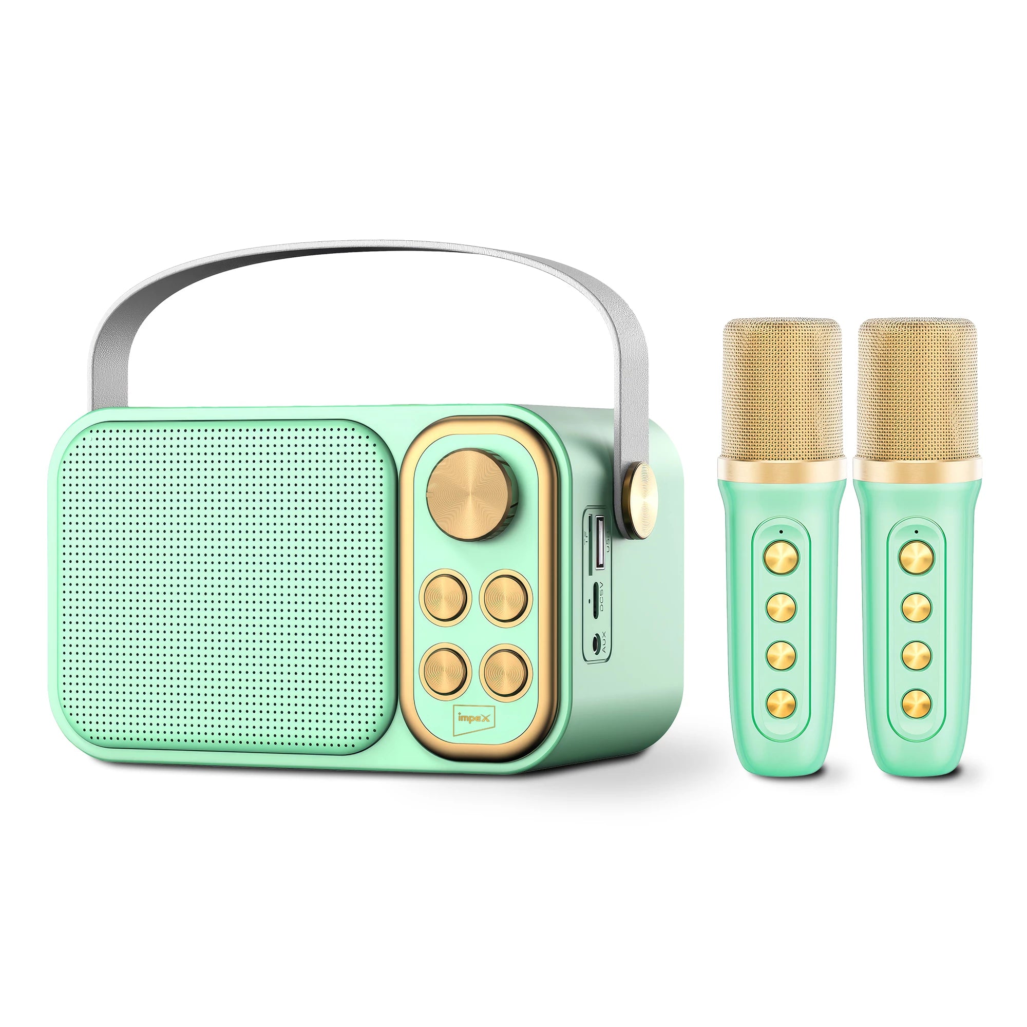 Impex Portable Bluetooth Karaoke Speaker KM 1302