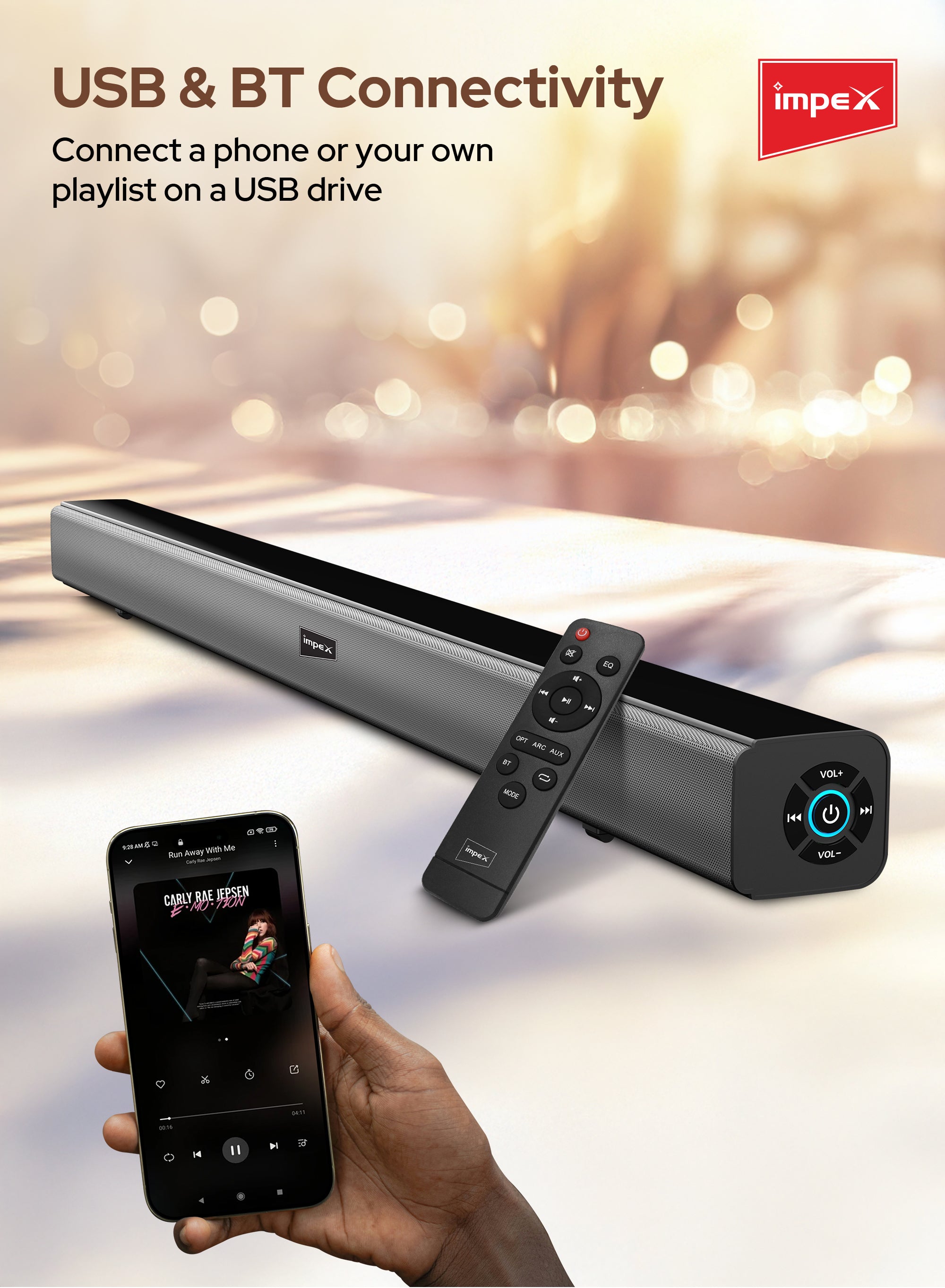 Impex 2.0CH Sound Bar SB 1401